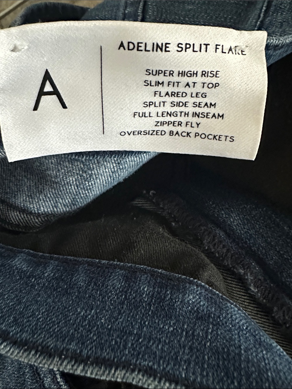 3X1 Adeline Split Flare High Rise Jeans Size Size 31 - Picture 7 of 15